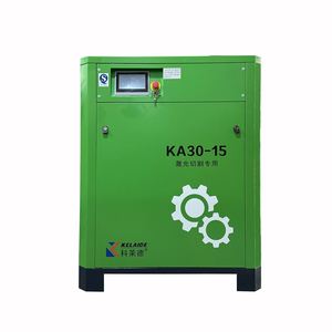 เครื่องทำลมแห้งแบบรวมในตัว Kelaide KXG15-286 13 บาร์ 30 กิโลวัตต์ สำหรับตัดแผ่นโลหะด้วยเลเซอร์ เสียงเบา ระบบทำความเย็น ประสิทธิภาพสูง - Product Image 2