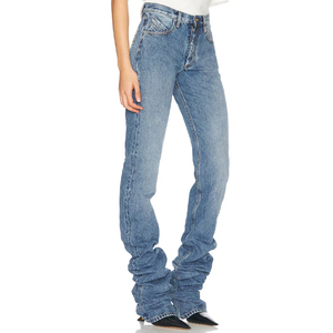 Pantalones de mezclilla largos ultralargos personalizados - Product Image 2