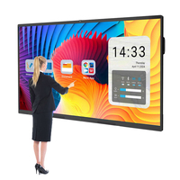 Pizarras Interactivas con Pantalla Táctil 4K de 65, 75, 85 y 100 Pulgadas, Pizarras Digitales Inteligentes para Aulas, Pantalla Interactiva Inteligente para Escuelas