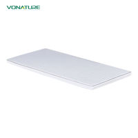 Matelas hybride moderne en fibres polymères de qualité supérieure, certifié OEKO-TEX, rafraîchissant, pliable, massant, pour chambre et école