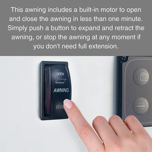 Remolque de Camping, caravana todoterreno, toldo Rv, toldo eléctrico enrollable, caravana, <span class=keywords><strong>autocaravana</strong></span>, 10 pies para exteriores - Product Image 6