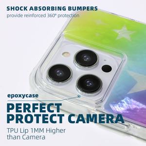 Funda para Teléfono Móvil con Diseño Único de Concha Marina en Degradado Impermeable para iPhone 16 15 14 Pro Max - Product Image 3