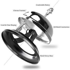 Sonido multiusos para la comida sino de jantar, escritorio de cena, llámame campanas, llamada de metal, campana escolar Grande y Pequeña para gatos, perros y Mascotas - Product Image 3
