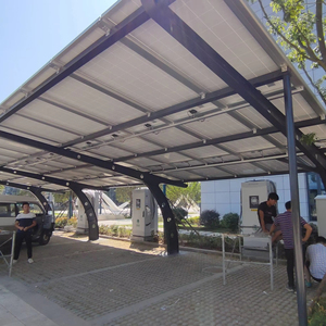 ชุดแผงยึดแผงโซลาร์เซลล์พลังงานแสงอาทิตย์, ใหม่ล่าสุดระบบติดตั้งที่จอดรถระบบติดตั้งพลังงานแสงอาทิตย์ PV - Product Image 1