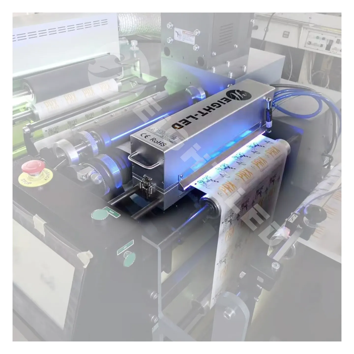 Заводская распродажа, Китай, ультрафиолетовая светодиодная система отверждения в светодиодной лампе, ультрафиолетовая печатная машина для цифровой печати