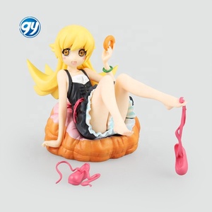 Figura de Anime de la Serie Monogatari, <span class=keywords><strong>Shinobu</strong></span> Oshino, Versión Donut, Escala 1/8, Edición Especial, Estatua con Vestido Negro, Manualidades de Plástico - Product Image 1