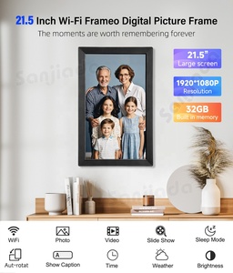 Smart Digital Picture <b>Frame</b> 21-inch-WiFi <b>Large</b> Digital <b>Photo</b> <b>Frame</b> Wall Mountable, Easily Sharing <b>Photos</b> Videos Via Frameo App - Product Image 4