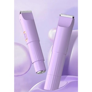 Depiladora Eléctrica 2 en 1 para Mujer, Depiladora de Doble Cabezal, Recortadora de Bikini, Depiladora Corporal, Maquinilla de Afeitar Portátil para Cuerpo y Rostro - Product Image 6