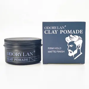 Barber hot-selling hair shaping product firm hold strong hold matte hair clay for men styling pomade gel wax