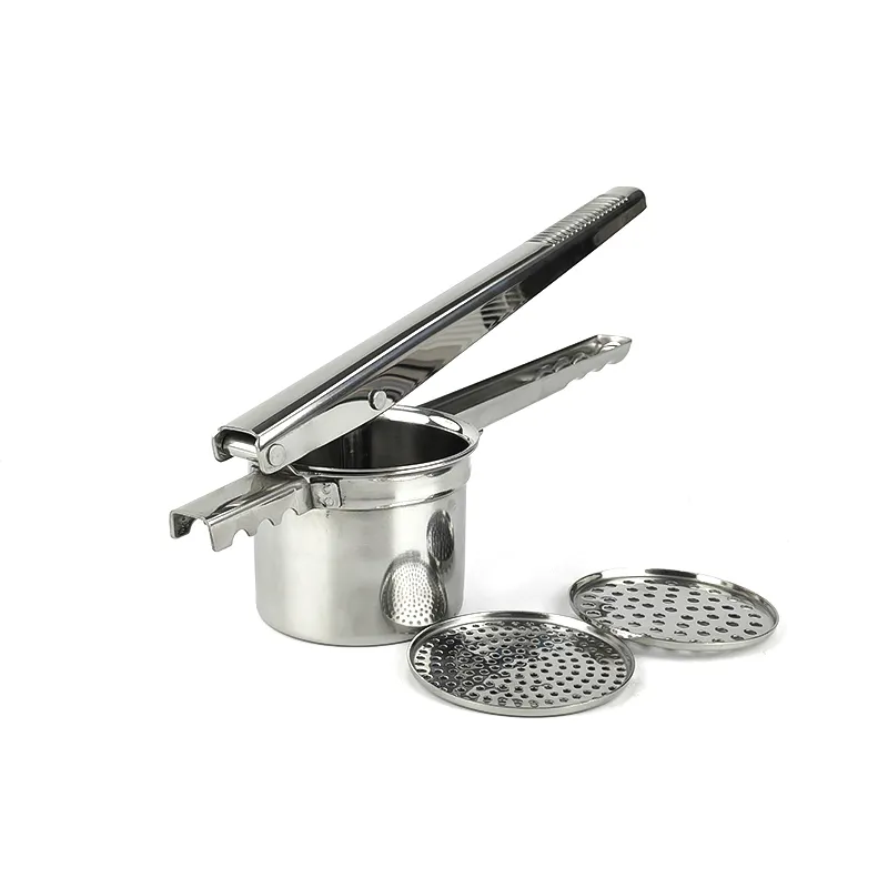 Manjia Multi-Function Stainless Steel Manual Cutter Comfortable Handle Meat Potato Vegetables Cutter Fruit Vegetable Tools