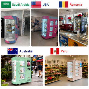 Distributeur automatique de fleurs fraîches Winnsen, support multilingue, WiFi, armoire de vente florale intelligente - Product Image 6