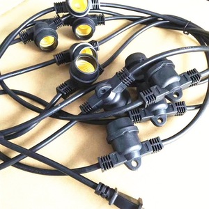 สายไฟ LED E27 กันน้ำสำหรับภายนอกอาคาร พร้อมปลั๊กแบบ US/EU สำหรับตกแต่งสวน - Product Image 2