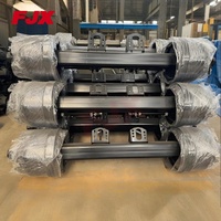 Ensemble d'essieux de semi-remorque de type allemand JUXIN, capacité 12-18 tonnes, longueur de chenilles personnalisée