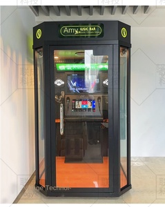 Mini distributeur automatique personnalisé, console de jeu simulateur de chant, cabine karaoké avec structure métallique, sans évaluation - Product Image 1