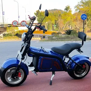 Electric Scooters YIDE Hot Sale New Model Chinese Supplier Brushless Moped 2 Seat 2 Wheels Two-Wheel Scooter 41-50Km/H 6-8H