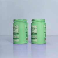 Flacon en plastique PET personnalisé de 100 ml, finition mate, couleur personnalisée, pour pilules, capsules, vitamines, bonbons, soins personnels