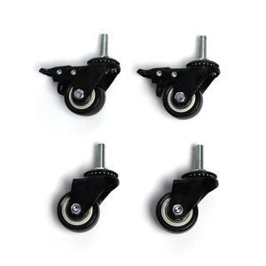 ล้อเลื่อนปรับหมุนได้พร้อมเบรกสำหรับเฟอร์นิเจอร์ หมุนได้ 360 องศา ก้านเกลียว ดีไซน์มินิมอล - Product Image 2