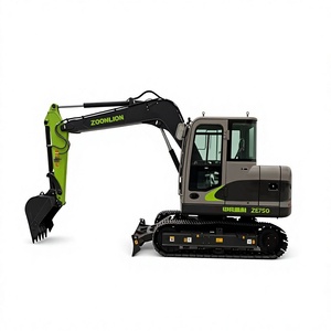 Nueva Excavadora Pequeña ZE75G Zoomlion de 7.5 Toneladas, Motor Hidráulico, Motor PLC, Engranaje de Alta Eficiencia para Construcción, 0.3m - Product Image 1