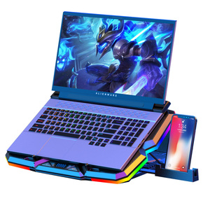 Personalizzato Best Seller pesante Pad di raffreddamento per Laptop un grande Fan Led Gaming RGB arcobaleno luce USB Laptop Cooler Pad - Product Image 3