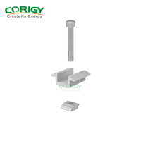 Accessoires solaires CORIGY, pince intermédiaire 30 mm/35 mm, pince solaire, pince intermédiaire pour système de montage de panneaux solaires, support de montage sur toit