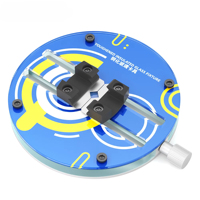 Support de carte mère rotatif en verre trempé TE-075, fixation précise pour réparation de circuits imprimés