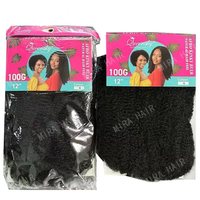 Extensions de tresses au crochet synthétiques en vrac, cheveux Yaki bruts, 12 pouces, style Afro Kinky Yanky Twist, cuticules alignées, pour dreadlocks et locs