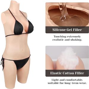 Factory Direct Sales Full <strong>Silicone</strong> Filling Crossdresser Bodysuit <strong>Silicone</strong> Real and Natural C Cup With Breast Form - Product Image 5