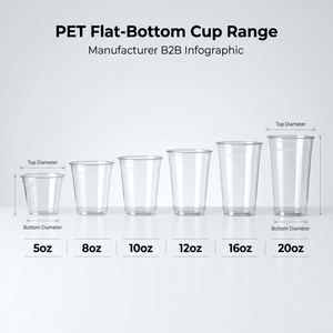Gobelets en <span class=keywords><strong>plastique</strong></span> PET transparents jetables de 90 mm avec couvercles hauts, personnalisables avec logo, style populaire, pour boissons froides, 10/12/14/16/20/24/32 oz - Product Image 6