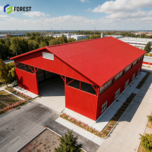 โรงงานโครงสร้างเหล็กขนาด 30x60x14 เมตร แข็งแรงทนทาน พร้อมหลังคาชั่วคราวแบบรวมสร้างสรรค์  ห้องจัดแสดงสินค้าแบบมีฉนวนกันความร้อน - Product Image 1