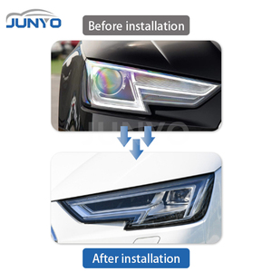 ชุดไฟหน้า LED Junyo สำหรับ A4L ปี 17-19 แบบดัดแปลงโปรเจคเตอร์แบบ Low-Profile คุณภาพสูง พร้อมไฟ Daytime Running Lights ให้แสงสว่างสูง - Product Image 4