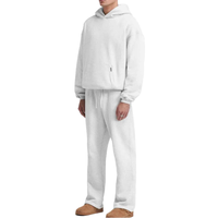 Pantalon de sport pour homme tendance, coupe oversize, premium, ample, style survêtement, grande taille, en molleton, pour le travail