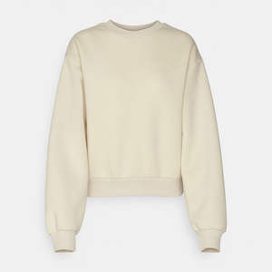 Sudadera de manga larga de algodón 100% para mujer, sudadera informal para otoño e invierno, cuello redondo, secado rápido, transpirable, logotipo frontal personalizado - Product Image 5