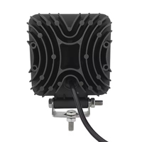 Luz de Trabajo LED Cuadrada de Aluminio de 12-36V y 4 Pulgadas, 27w, con 6000 Lúmenes para UTV/Camiones/SUV/ATV