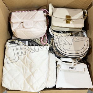 China Factory Wholesale High Quality Famous Name Lady Shoulder Sling Tote PU Leather Used Bag Branded <b>Mixed</b> <b>Box</b> Bales - Product Image 4