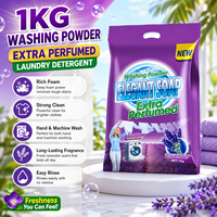 Machine de fabrication de lessive en poudre personnalisée 1KG, formule pour sacs plastiques 2KG, détergent de lavage premium pour vêtements, provenance Chine