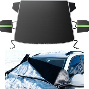 Housse de protection pare-neige pour pare-brise de voiture ZJ-CZ012, mini, en coton PP, imperméable, adsorption électrostatique, pour protection hivernale du toit - Product Image 1