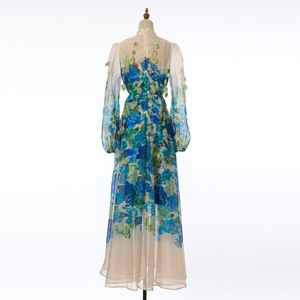 <span class=keywords><strong>Abito</strong></span> lungo vintage da principessa con maniche lunghe, stile fatato, delle marche australiane Z, collezione transfrontaliera 2026, con intricati lavori artigianali per il tempo libero - Product Image 3