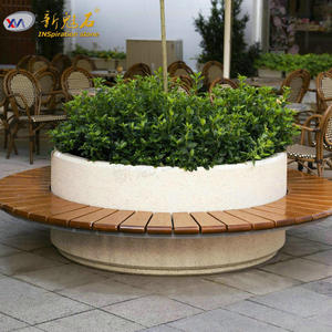 Nuevos Materiales de Construcción de Piedra, Macetas de Terrazo, Maceteros de Cemento GRC para Cafeterías y Restaurantes - Product Image 5