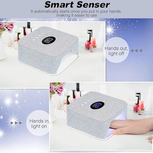 Rechargeable UV LED Nail Dryer Multi-Function <b>Table</b> <b>Lamp</b> for Home and Salon Use Curing LED Gel Professional <b>Portable</b> - Product Image 4