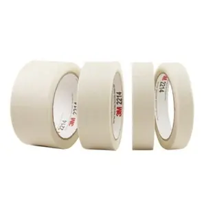 3M 2214 Low Temperature Crepe Paper Rubber Masking Tape Cheap High Quality for General Purpose