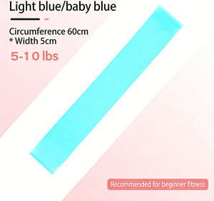 एचके 5.0 लोचदार पुल अप सहायता बैंड कसरत प्रशिक्षण के लिए 5 प्रतिरोध लूप बैंड का योग सेट - Product Image 5