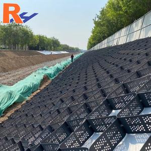Géocell en HDPE pour la stabilisation du sol, <span class=keywords><strong>stabilisateur</strong></span> de <span class=keywords><strong>gravier</strong></span>, géocell en <span class=keywords><strong>nid</strong></span> <span class=keywords><strong>d</strong></span>'<span class=keywords><strong>abeille</strong></span> pour le renforcement des allées, géogrille - Product Image 3