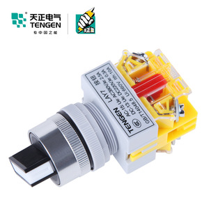 Tengen LAY7 Rotary <b>Switch</b> AC380V DC220V 2.5A 0.3A 2NO Changeover Button 10A 660V - Product Image 2