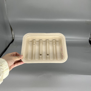 <span class=keywords><strong>Film</strong></span> de revêtement pour saucisses laminé, 5 canaux, biodégradable, compostable, en bagasse de canne à sucre, plateau en pulpe pour emballage de viande de boucher - Product Image 4