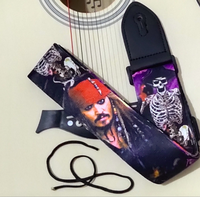 Sangles de guitare, réglable, imprimé coloré, à la mode, vente en gros,