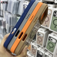Coque de téléphone magnétique givrée IDEAL à bon prix pour iPhone 17 Pro Max, compatible avec iPhone 17, 16, 15, 14, 13, 12, 11, avec boîte