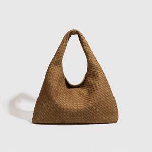 Bolso de Hombro de Cuero Genuino Tejido a Mano de Diseñador de Moda para Mujer, de Uso Diario, de Lujo, con Gran Capacidad - Product Image 2