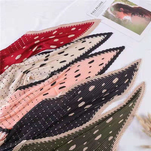 Nuovo Retro di Stile Del Punto Dell'onda Delle <span class=keywords><strong>Donne</strong></span> Decorazione <span class=keywords><strong>Bandana</strong></span> Dei Capelli Sciarpa di Seta Sciarpa - Product Image 6