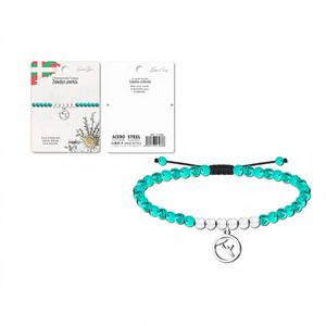 Pulsera de Perlas con Cuentas Plateadas TUQUESA ZAELEDON ATERKIA, Moderna para Aniversario, 0.1 kg, Modelo Chino 17288 - Product Image 1
