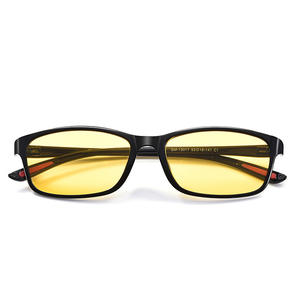 Gafas de sol con visión nocturna, montura rectangular de plástico, lentes de PC, unisex, para conducir en bicicleta con prescripción médica 13017 - Product Image 2